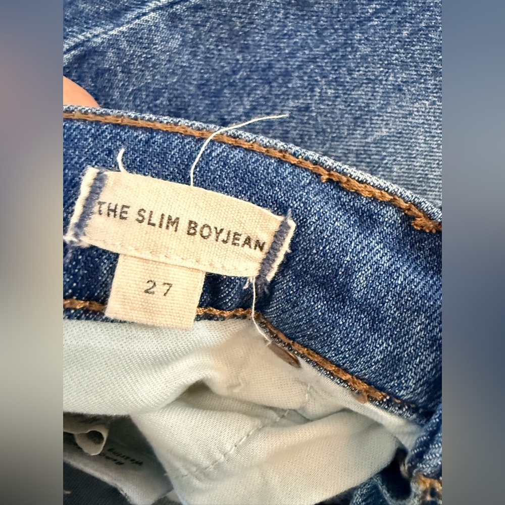 Madewell The Slim Boyfriend Jeans Size 27 - Picture 4 of 9